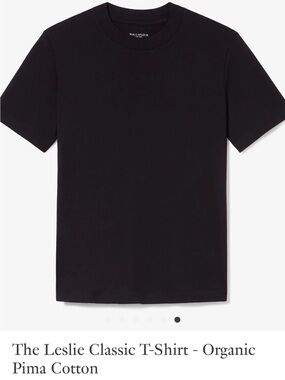 NWOT MM Lafleur Classic Crew Tee in Black